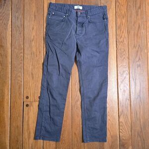 Spoke Fives Build A Men's waist 32 Gray Chinos Button Fly